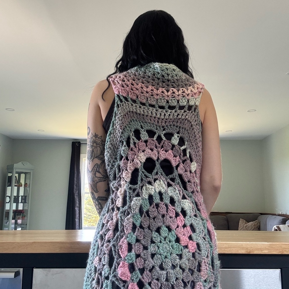 Crochet Multicolor Shawl